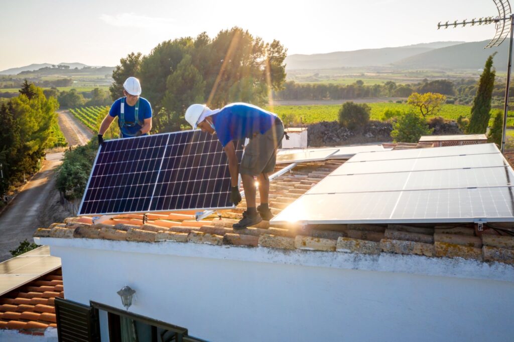 installing solar panels