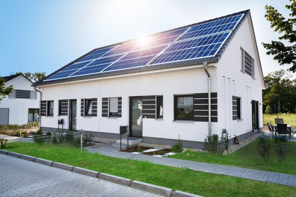 house solar panels