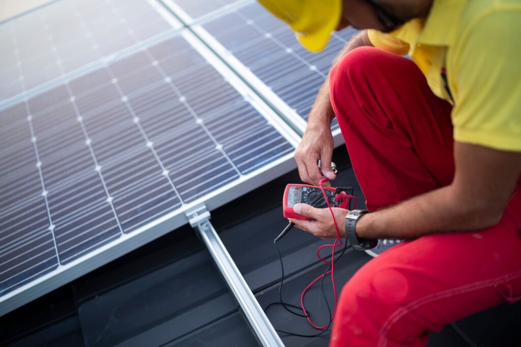 solar panel installation