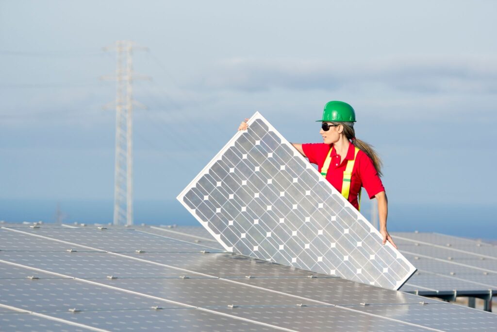 installing solar panels on roof