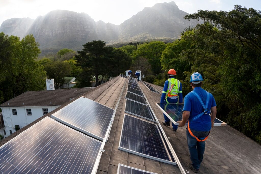 solar panel install