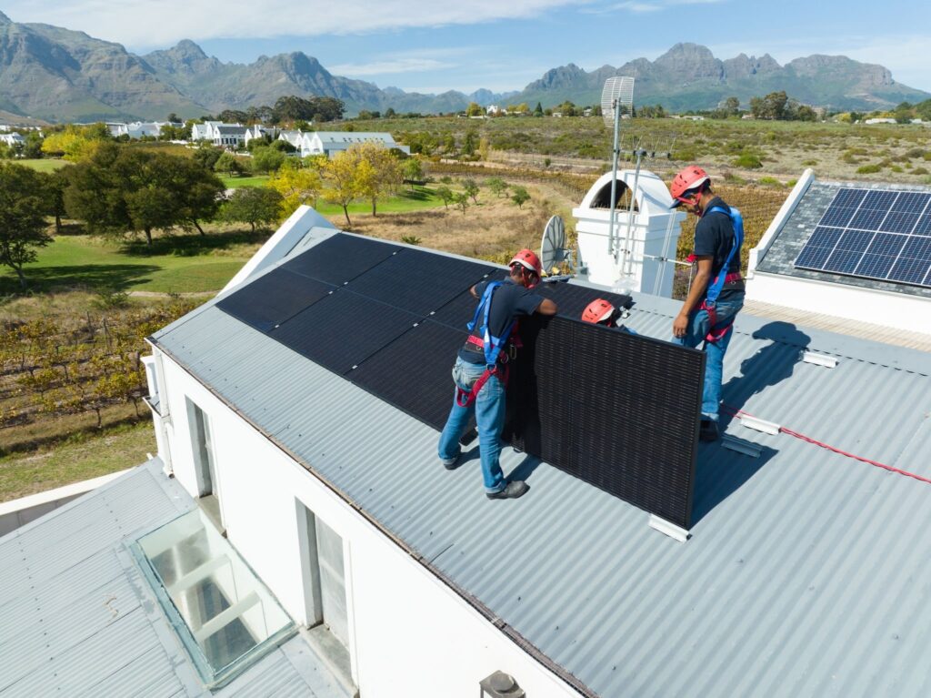 solar panels installation