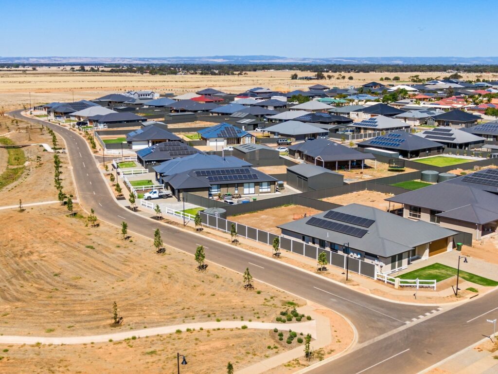 homes with solar panels