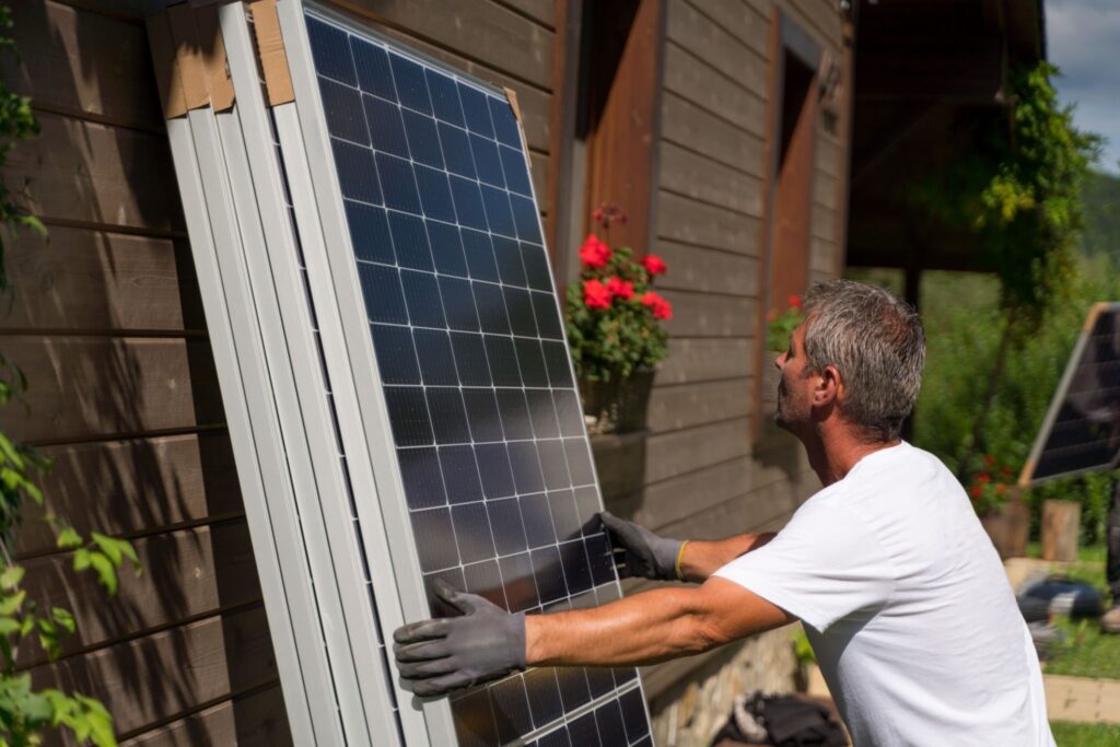 saving money using solar panels