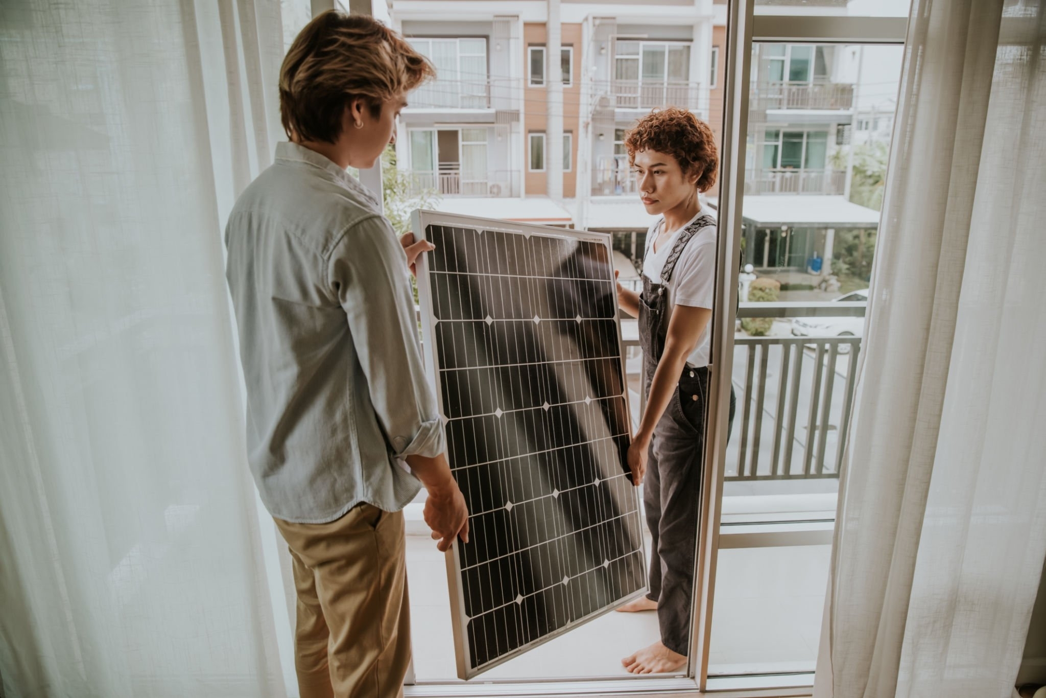 solar panel houses