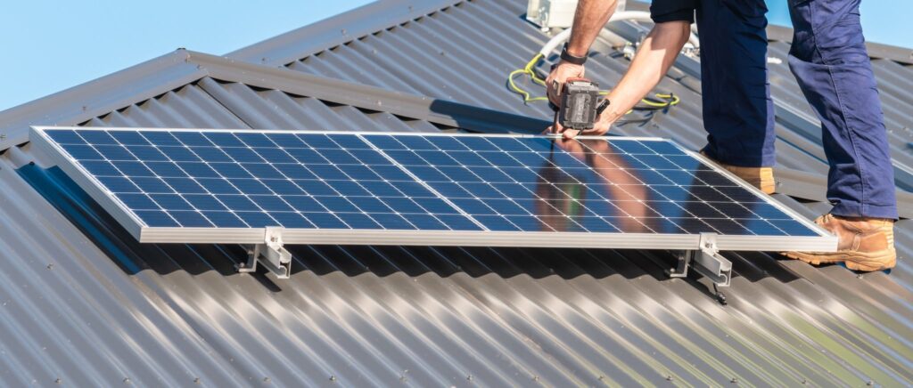 solar panel installation