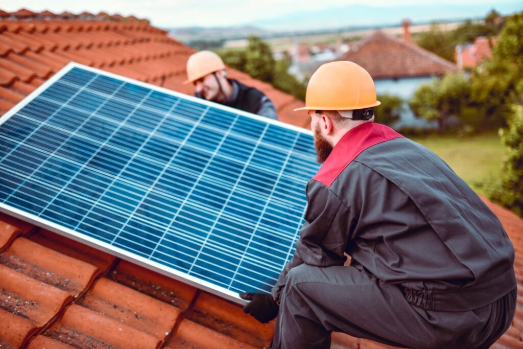 solar panel installation