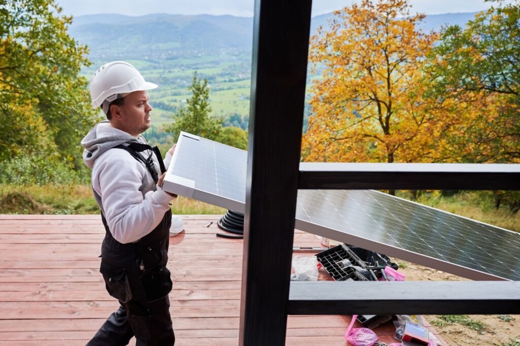 solar panel installation