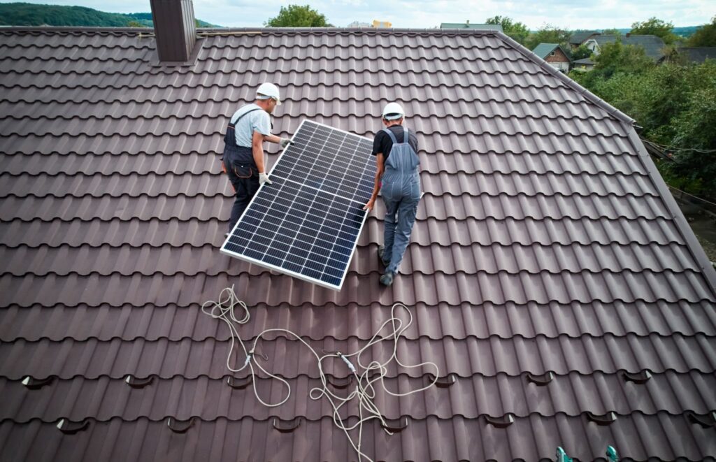 solar panels installation